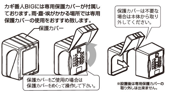 ケイデン カギ番人（壁付け型プッシュ式） PS-6 - 金庫通販の金庫屋