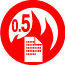 一般紙用0.5時間耐火試験合格品