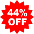 44%OFF