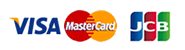 ご利用可能なクレジットカードは VISA、MasterCard(マスターカード)、JCBカードです。