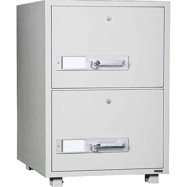 ダイヤセーフ Diamond Safe 耐火キャビネット B4対応2段<シリンダー錠> DSF680-2K