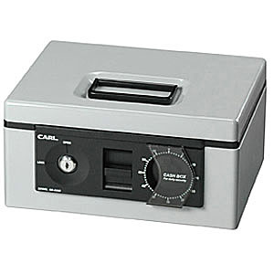 CARL(カール事務器) キャッシュボックス<ダイヤル>CB-8560-G グレー