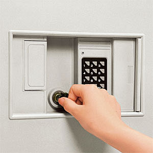 日本アイ・エス・ケイ 2時間耐火金庫 テンキー＋電子ロック錠 両開き