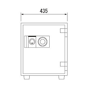 ダイヤセーフ Diamond Safe 耐火金庫＜ダイヤル＞ D52-DX - 金庫通販の