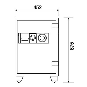 ダイヤセーフ Diamond Safe 耐火金庫<ダイヤル> DT68-6 - 金庫 ダイヤセーフ Diamond Safe 耐火金庫<ダイヤル> DT68-6 - 金庫
