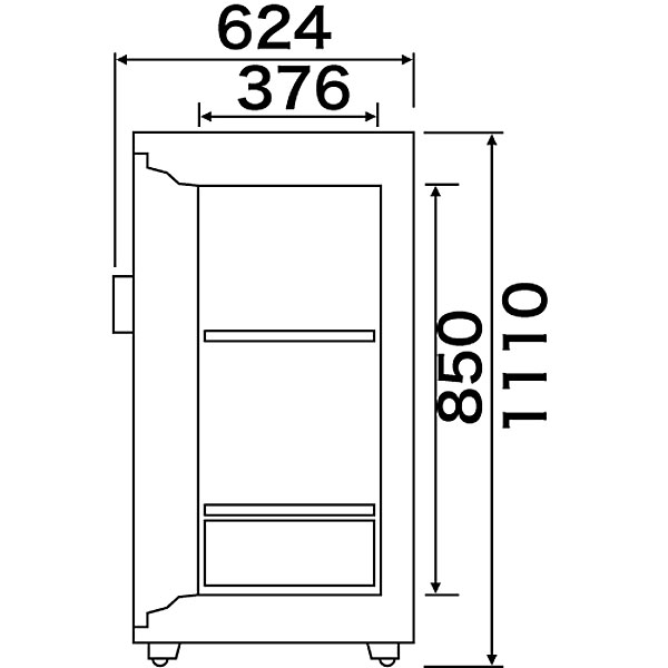 ダイヤル式 耐火金庫 DTS110 ダイヤセーフ 防犯 ダイヤセーフ ダイヤル式 耐火金庫 DTS110 270kg 準耐火時間2