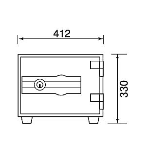 ダイヤセーフ Diamond Safe 耐火金庫（ホテルセーフ）＜シリンダー錠