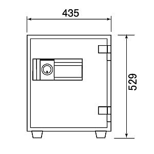 ダイヤセーフ Diamond Safe 耐火金庫＜テンキー＞ MEK52-8 - 金庫通販