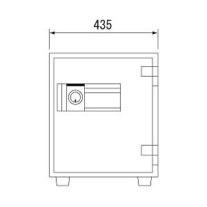 ダイヤセーフ Diamond Safe 耐火金庫＜テンキー＞ MEK52-DX - 金庫通販 