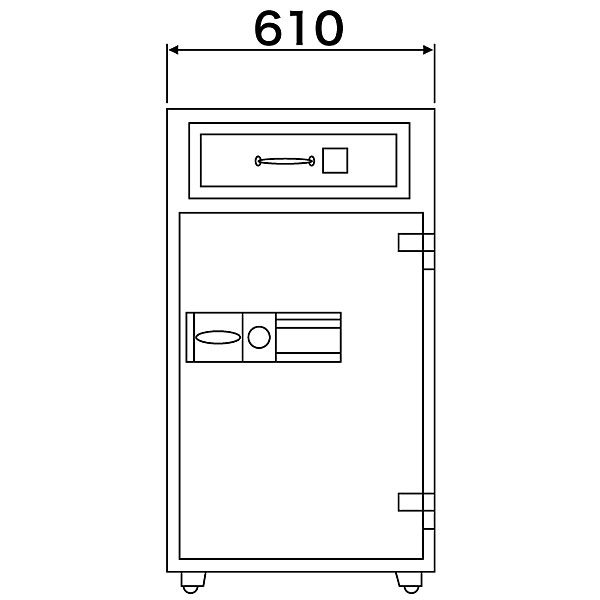 ダイヤセーフ Diamond Safe 耐火・耐工具 夜間投入庫＜テンキー