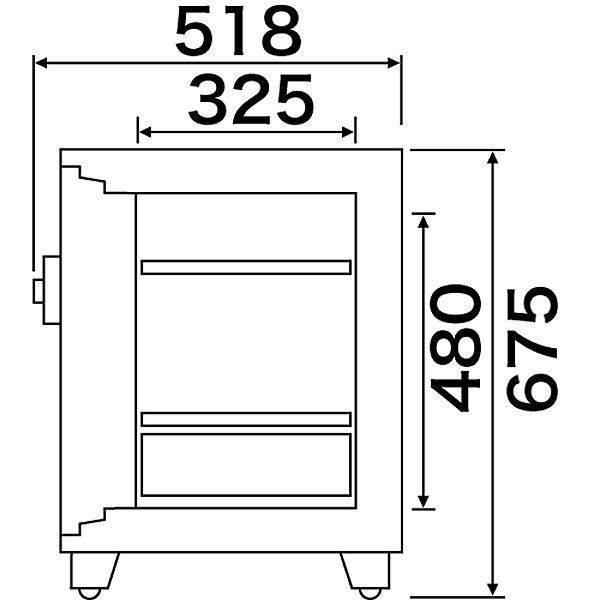 ダイヤセーフ Diamond Safe 耐火金庫＜テンキー＞ DSE68-DX
