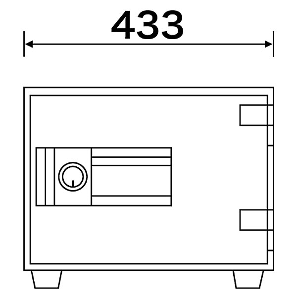 ダイヤセーフ Diamond Safe 耐火金庫＜テンキー＞緊急解錠付 MEK34-1