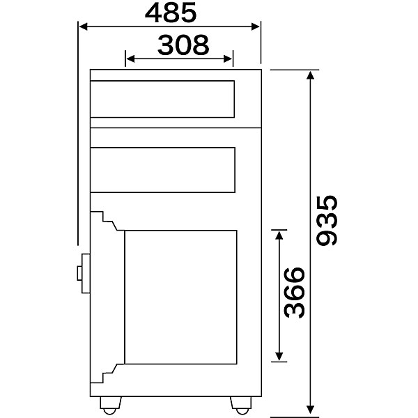 ダイヤセーフ Diamond Safe 夜間投入庫＜テンキー＞ P79E-3