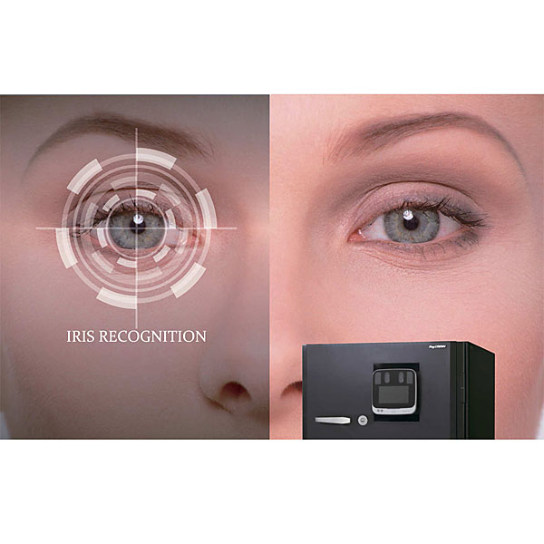 日本アイ・エス・ケイ 2時間耐火・耐破壊金庫＜虹彩・顔認証＋ICカード