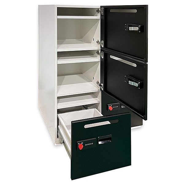 EIKO エーコー パーソナルキャビネット ReZERO LOCK 数字合わせ式 2列3段6人用 EPL-232PS ロッカー 貴重保管庫 メーカー直送⁄軒先渡し エーコー EIKO 2列 4段 ReZERO LOCKシリーズ ナンバーロック 緊急開錠検索キー付  15.4kg LK-508⁄srm