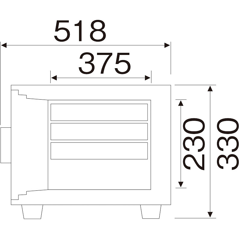 ダイヤセーフ 家庭用耐火金庫　カード式　RC30-1(a-1673250) - 4