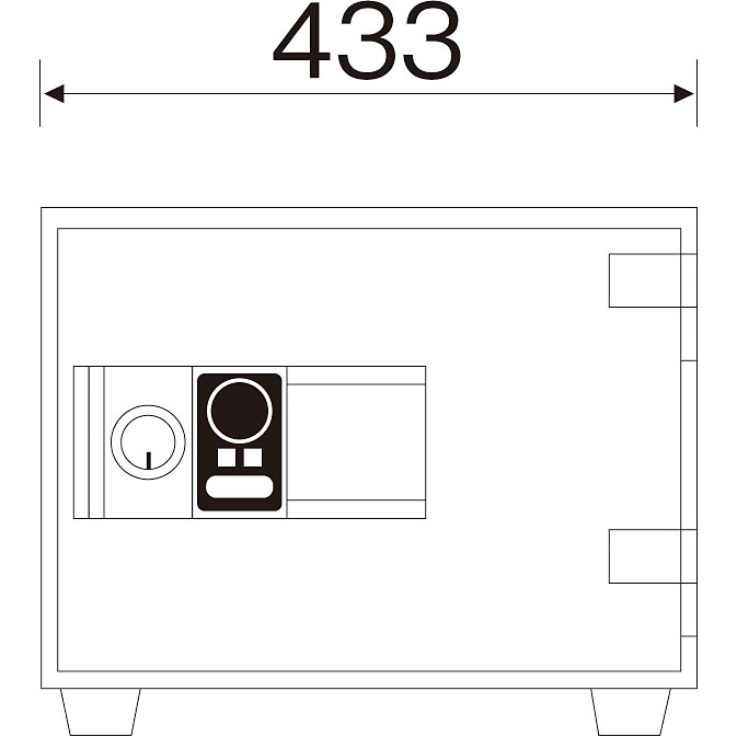 ダイヤセーフ 耐火金庫 カード式 RC34-4 - 4