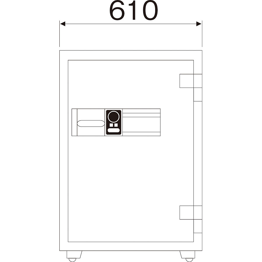 ダイヤセーフ 耐火金庫 カード式 RC34-4 - 2